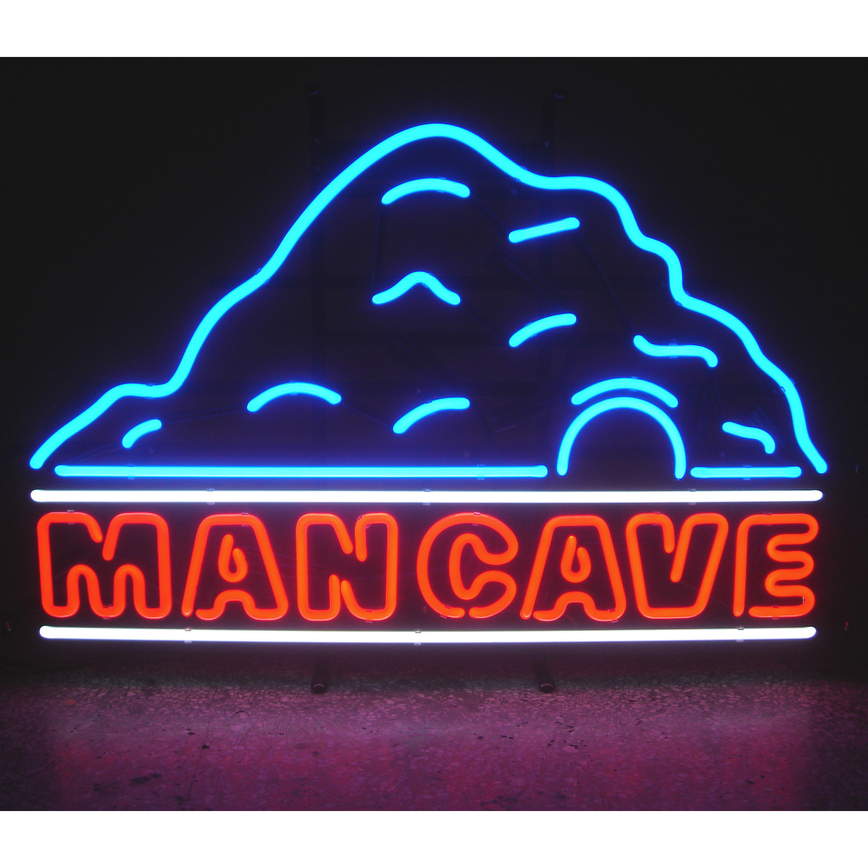 MAN CAVE W/CAVE NEON SIGN