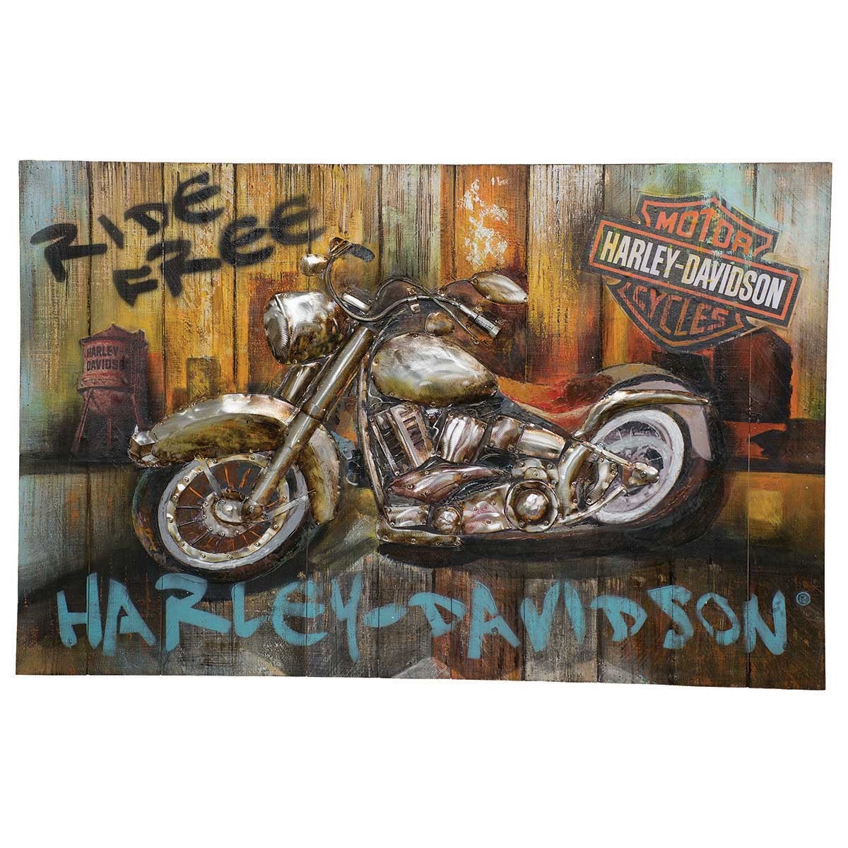 Harley-Davidson Ride Free Wall Art HDL-15513