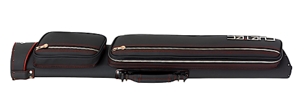 Cuetec 95-750 2Bx4S Black Billiards Pool Cue Stick Case w/ Shoulder Strap