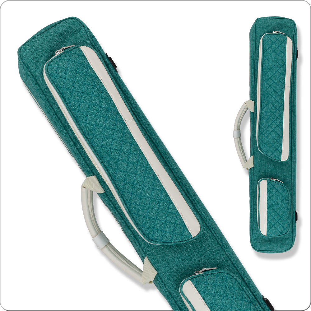 Action ACVAB35 TEAL 3Bx5S Billiards Pool Cue Stick Case w/ Backpack Straps