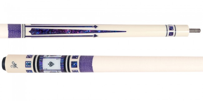 Meucci MECAS05 BMC Casino-5 Purple Pool Cue Stick w/ 'The Pro
